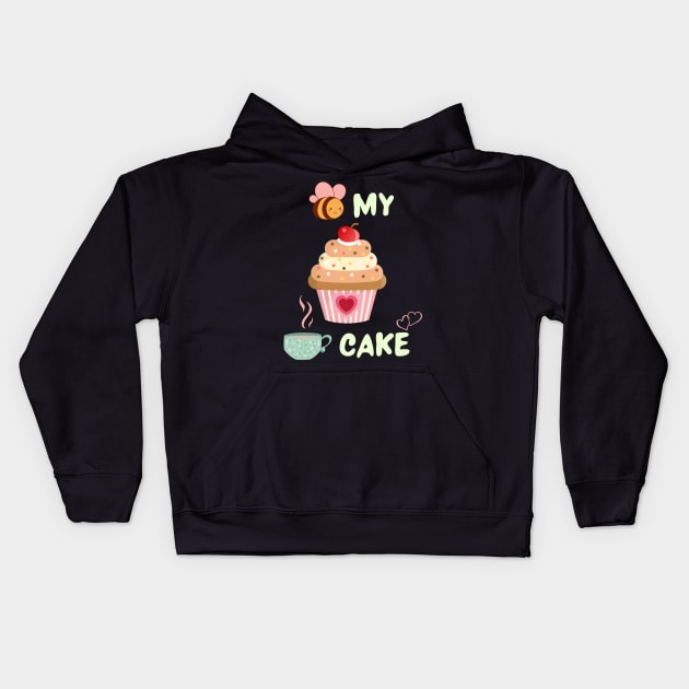 Cupcake lovers Valentine Unisex T shirt Kids Hoodie by Savi L'amour